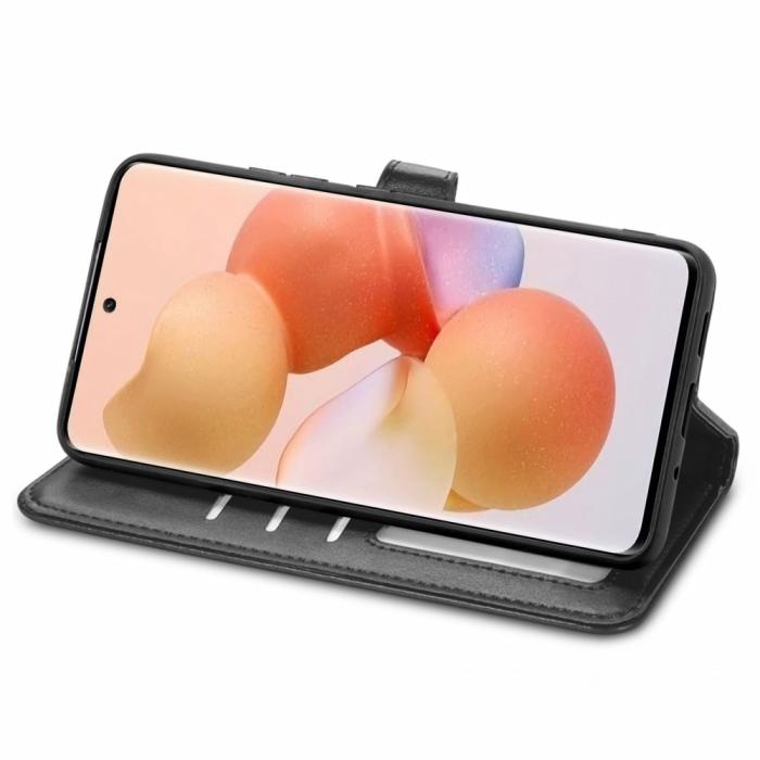 Bild 3, Xiaomi 12T / 12T Pro Fodral Magnetisk Mässing Svart