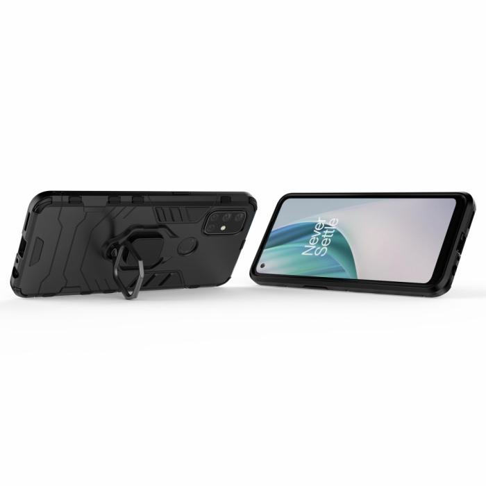 Bild 3, OnePlus Nord N10 5G - Hybrid Ring Skal - Svart