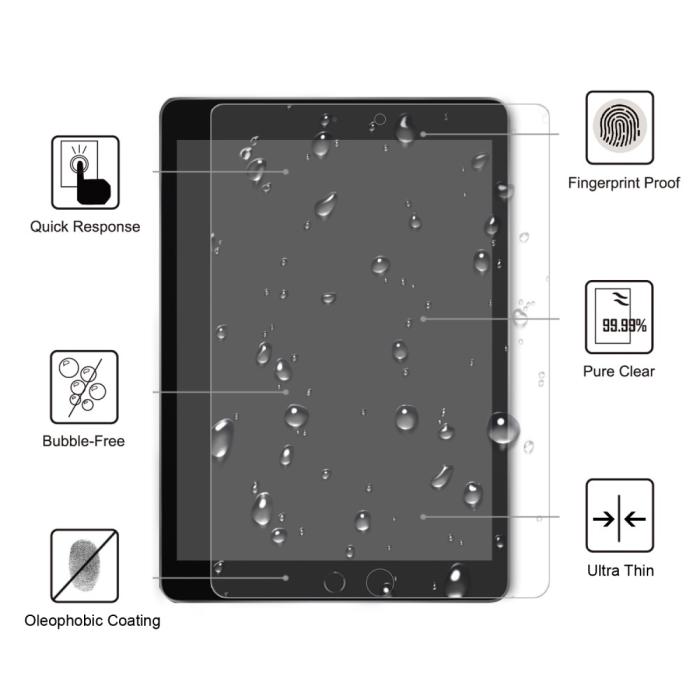 Bild 2, iPad 10.2 2019/2020/2021 Skärmskydd i härdat glas