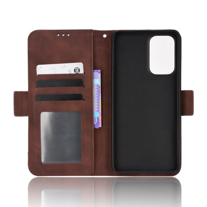 Bild 6, Samsung Galaxy A53 5G Fodral Avtagbart Kortfodral Brun