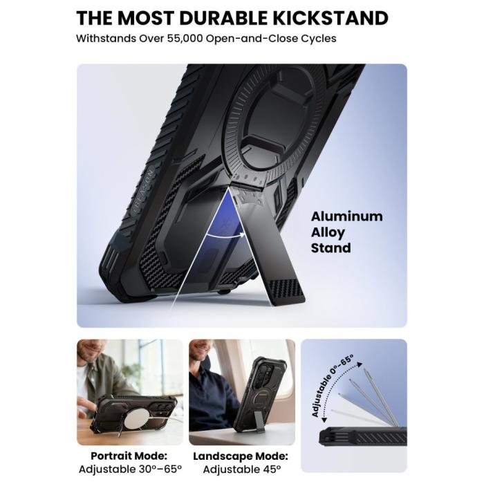 Bild 4, Supcase Galaxy S26 Ultra Skal MagSafe Iblsn ArmorBox Clip Svart
