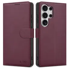 Tech-Protect Galaxy S26 Ultra Fodral L&auml;der Mulberry