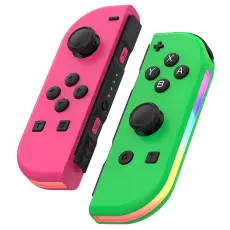 Nintendo Switch Joy-Con Kontroll RGB Rosa / Gr&ouml;n