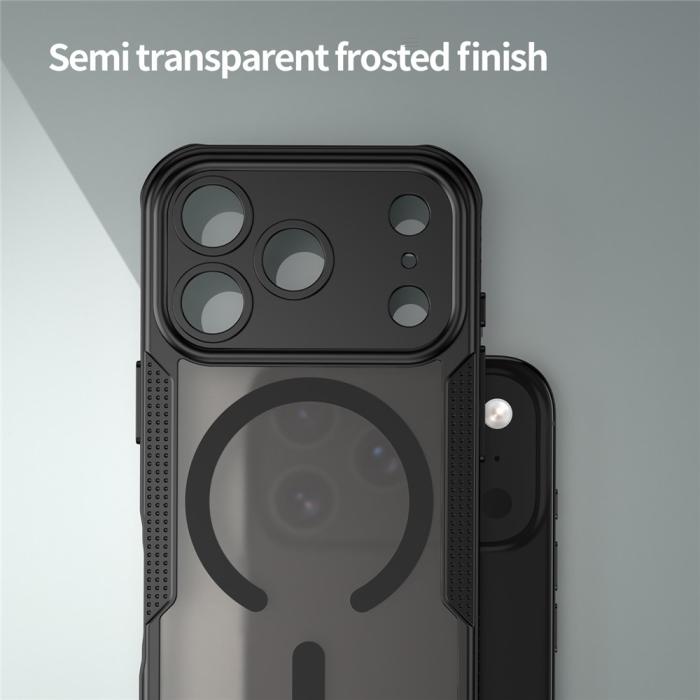 Bild 5, iPhone 17 Pro Max Skal MagSafe Hybrid Armor Svart