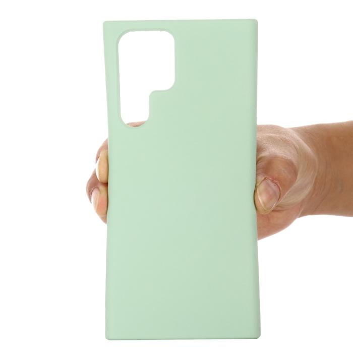 Bild 6, Samsung Galaxy S22 Ultra Skal Liquid Silikon Snodd Grön