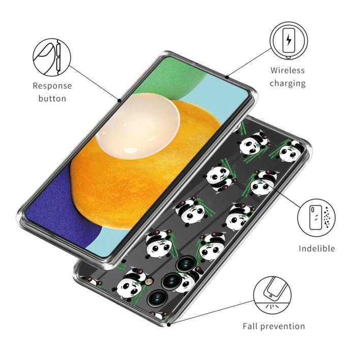 Bild 3, Samsung Galaxy A15 5G Skal TPU Med Tryck Baby Panda