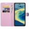 Nokia XR20 Fodral Litchi Läder Ljus Rosa