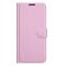 Nokia XR20 Fodral Litchi Läder Ljus Rosa