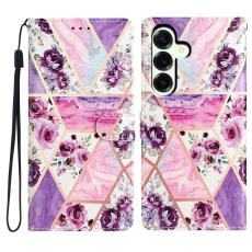 Samsung Galaxy A57 5G Fodral Med Tryck Lila Marmor