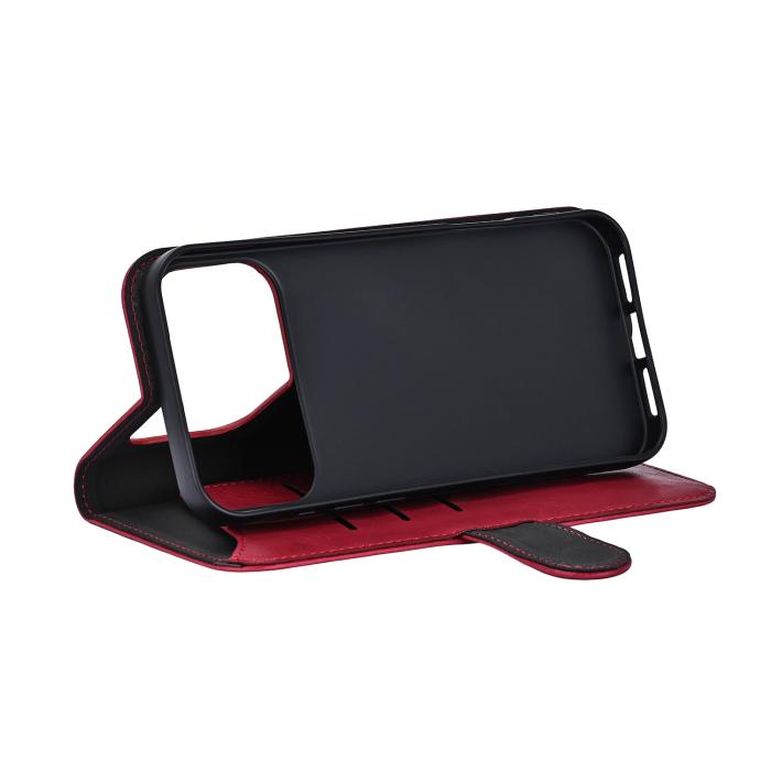 Bild 4, Gear iPhone 17 Pro Max Fodral MagSafe Läder Deep Red
