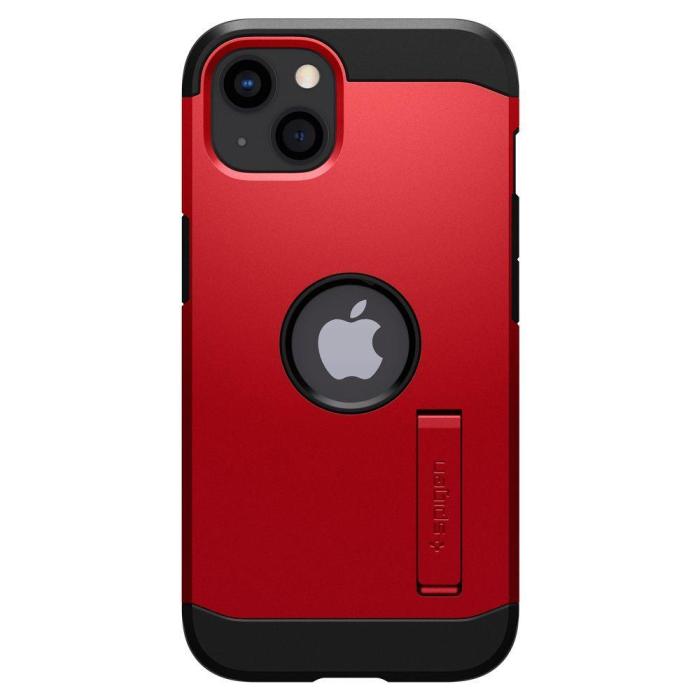 Bild 2, Spigen iPhone 13 Skal Tough Armor Röd