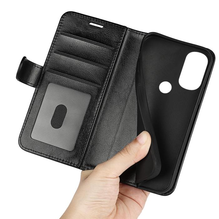 Bild 4, Motorola Moto G71 Fodral Crazy Horse Svart