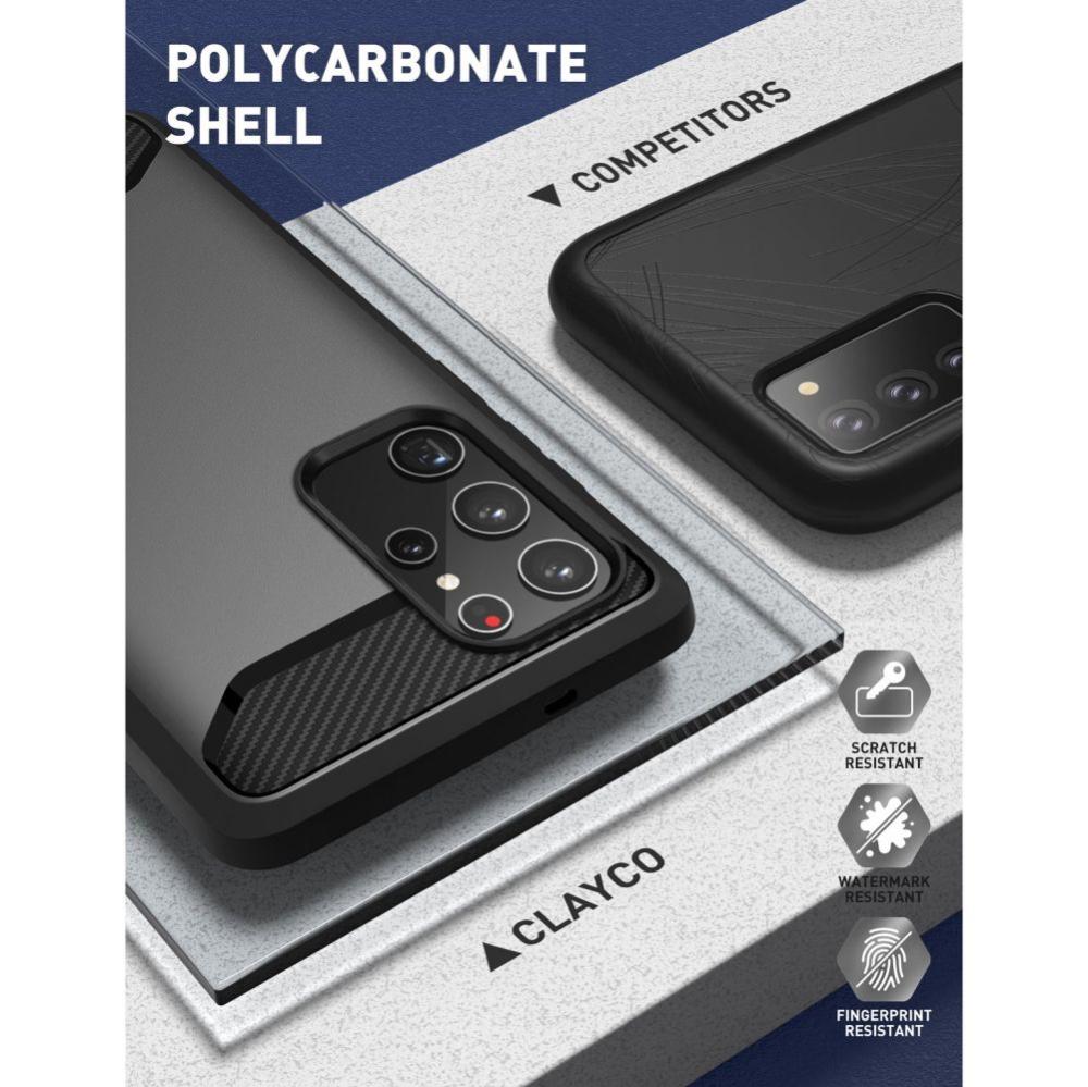 Supcase Samsung Galaxy S22 Ultra Skal Clayco Xenon Svart