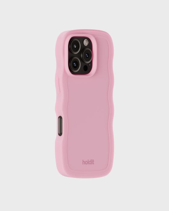 Bild 1, holdit iPhone 16 Pro Skal Wavy Pink