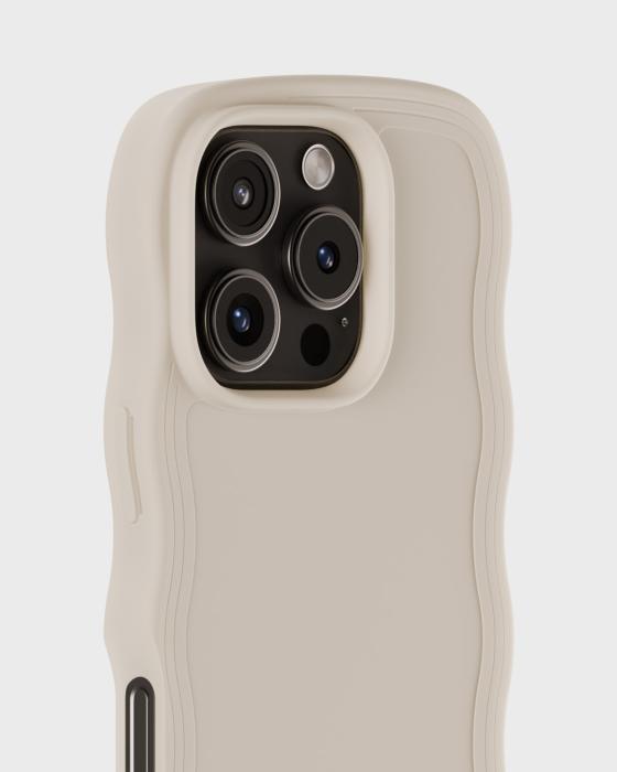 Bild 3, holdit iPhone 16 Pro Skal Wavy Light Beige