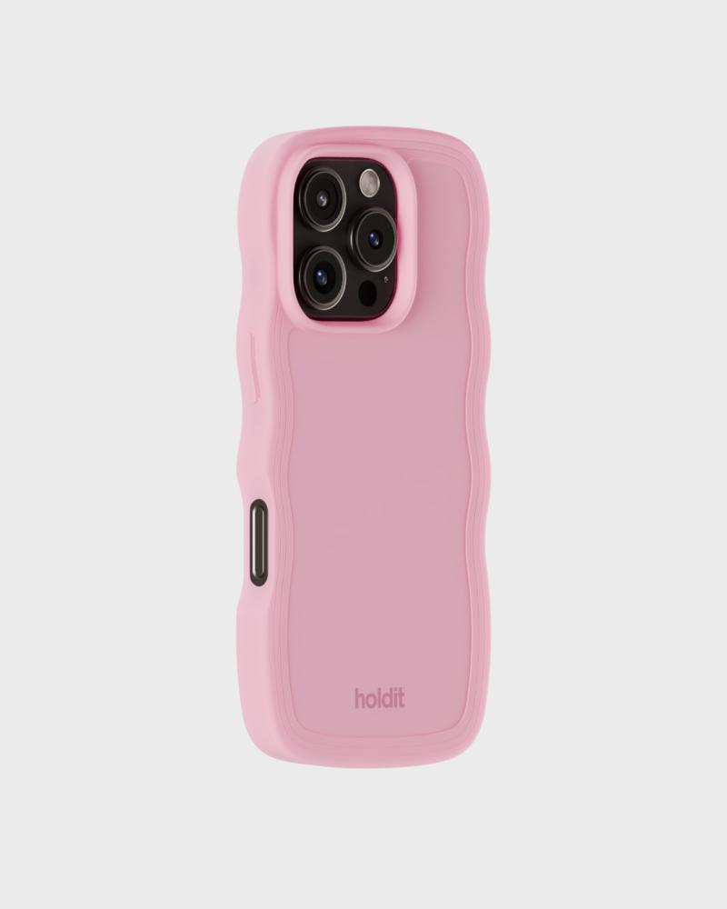 holdit iPhone 16 Pro Skal Wavy Pink