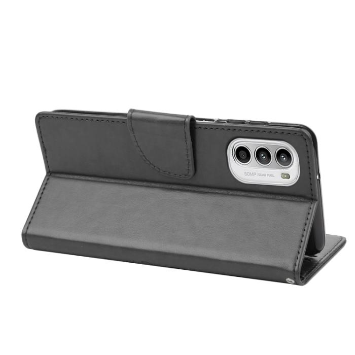 Bild 6, Motorola Moto G52/G82 Fodral Blommigt Tryck Svart