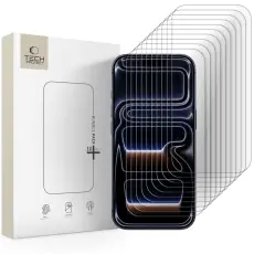 Tech-Protect iPhone 17/17 Pro/16 Pro 10-PACK Sk&auml;rmskydd H&auml;rdat Glas