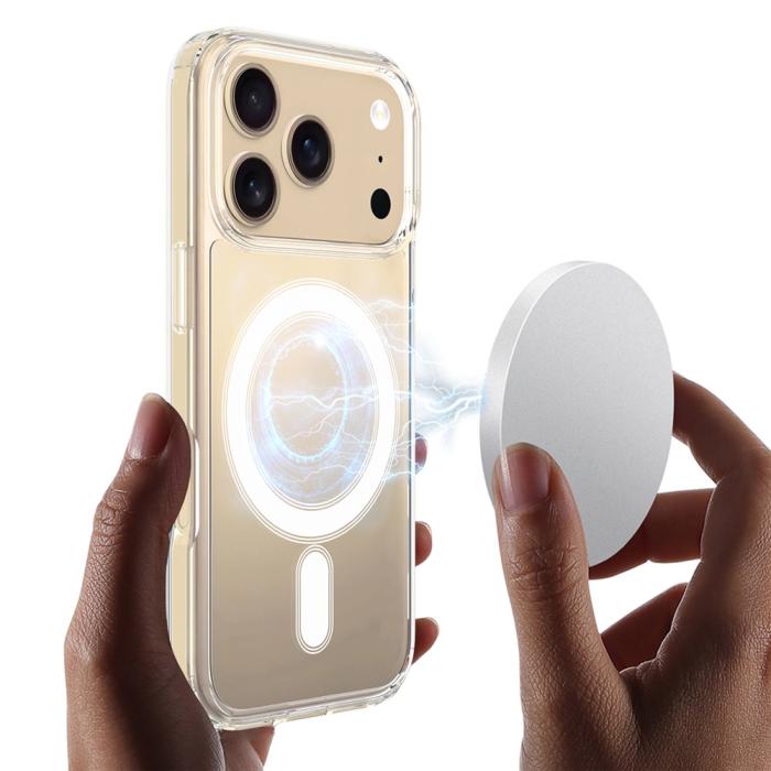 Bild 5, iPhone 17 Pro Max Skal MagSafe Hybrid Transparent