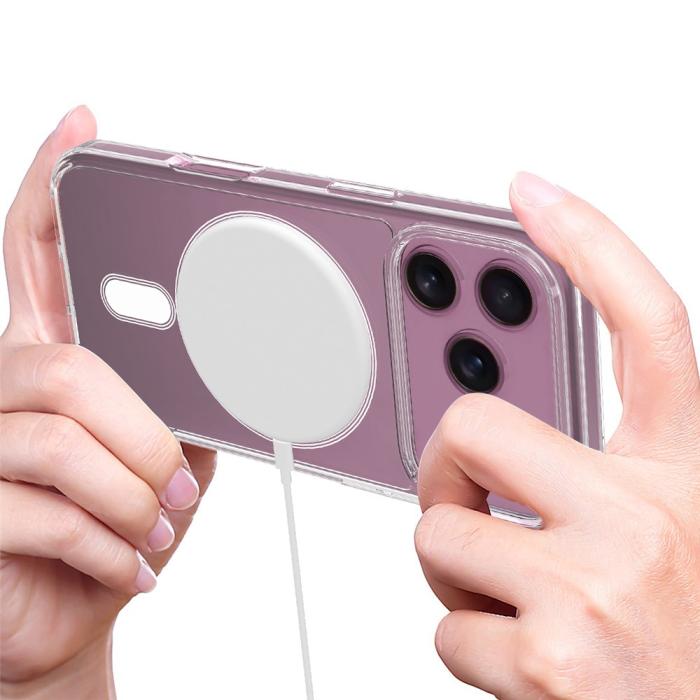 Bild 6, iPhone 17 Pro Max Skal MagSafe Hybrid Transparent