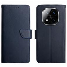 Xiaomi Redmi Note 14 Pro/Pro Plus 5G Fodral &Auml;kta L&auml;der Bl&aring;