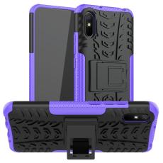 Xiaomi Redmi 9A - Stöttåligt Skal med Stöd - Lila