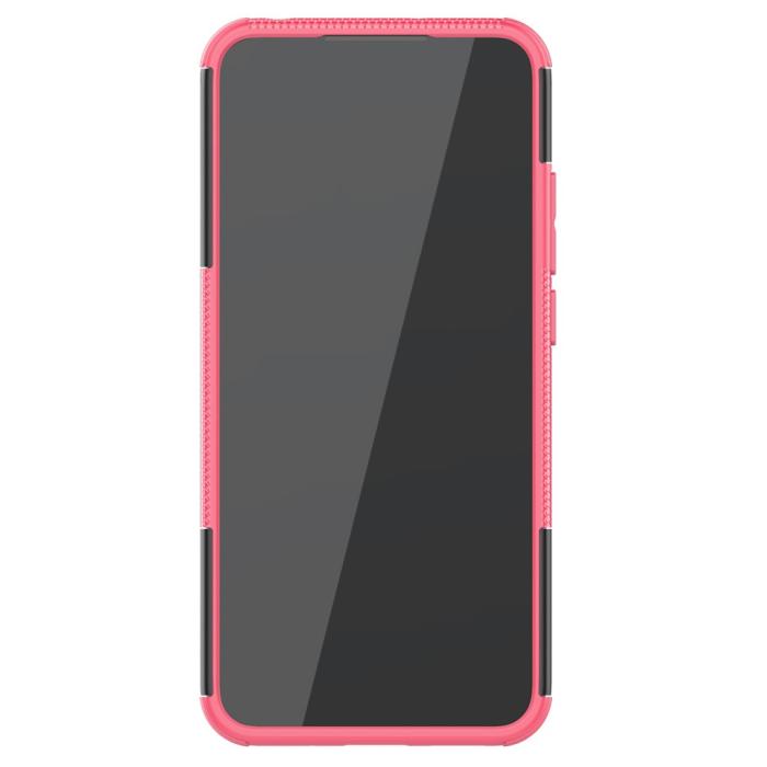 Bild 5, Xiaomi Redmi 9A - Stöttåligt Skal med Stöd - Rosa