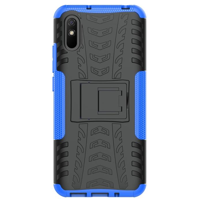 Bild 4, Xiaomi Redmi 9A - Stöttåligt Skal med Stöd - Blå