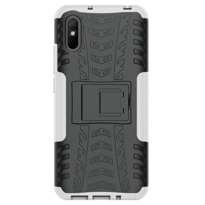 Bild 4, Xiaomi Redmi 9A - Stöttåligt Skal med Stöd - Vit