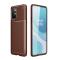 OnePlus 8T / 8T+ - Kolfiber Textur Skal - Brun