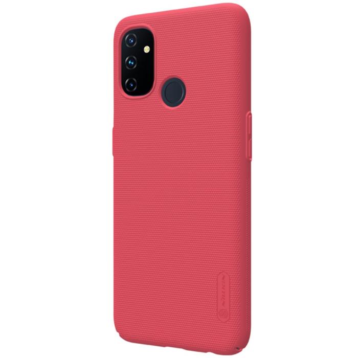 Bild 4, OnePlus Nord N100 - NILLKIN Shield Frostat Skal - Röd