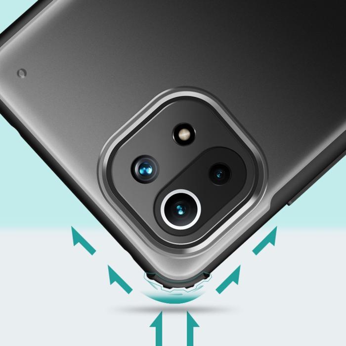 Bild 4, Xiaomi Mi 11 Lite - Shockproof Hybrid Armor Skal - Svart