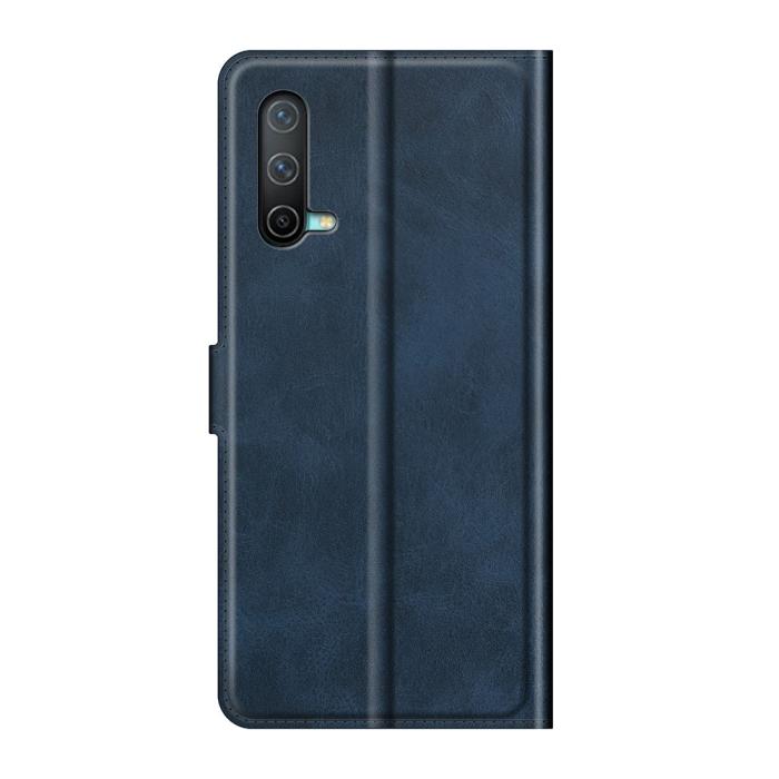 Bild 3, OnePlus Nord CE 5G - Solid Läder Fodral - Blå