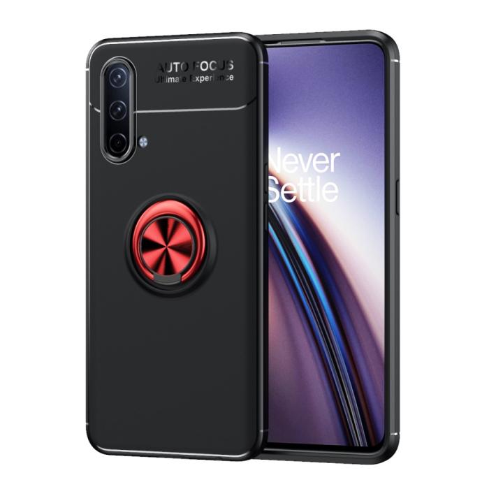Bild 1, OnePlus Nord CE 5G - Ring Skal - Svart/Röd