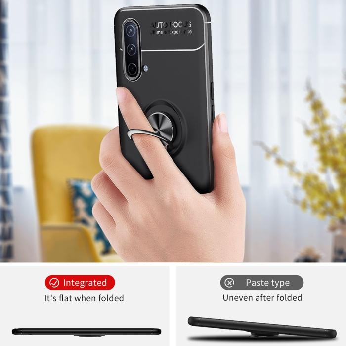 Bild 4, OnePlus Nord CE 5G - Ring Skal - Svart/Röd