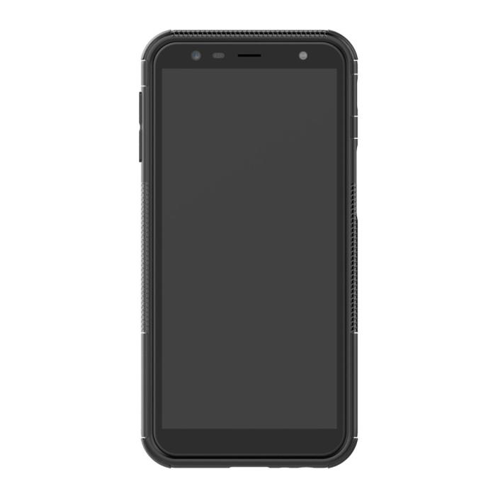 Bild 4, Samsung Galaxy J6 Plus - Stöttåliga skalet med stöd - Svart