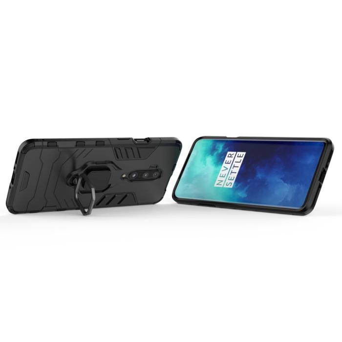Bild 3, OnePlus 7T Pro - Ring Skal funkar med magnethållare - Svart