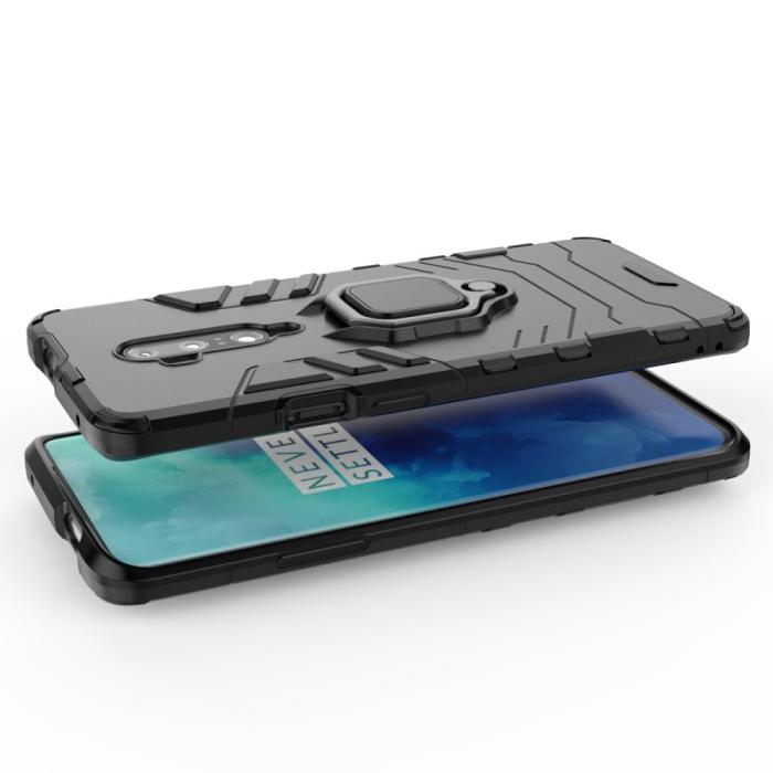 Bild 5, OnePlus 7T Pro - Ring Skal funkar med magnethållare - Svart