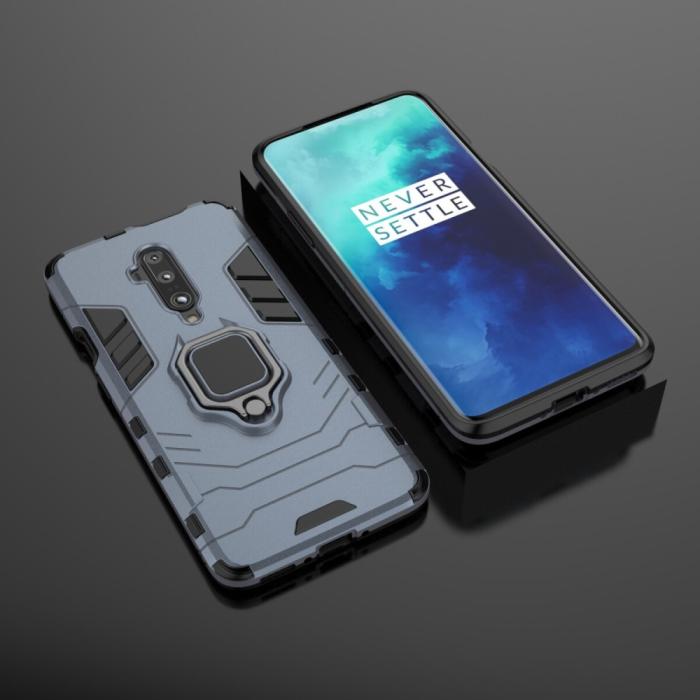 Bild 4, OnePlus 7T Pro - Ring Skal funkar med magnethållare - Navy Blue