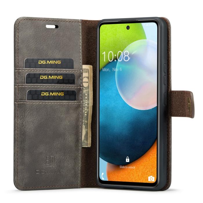 Bild 5, DG.MING Samsung Galaxy A53 5G 2in1 Magnet Fodral / Skal Grå
