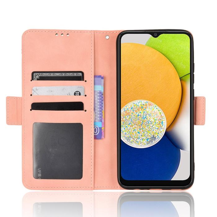 Bild 4, Samsung Galaxy A03 Fodral Avtagbart Kortfodral Ljus Rosa