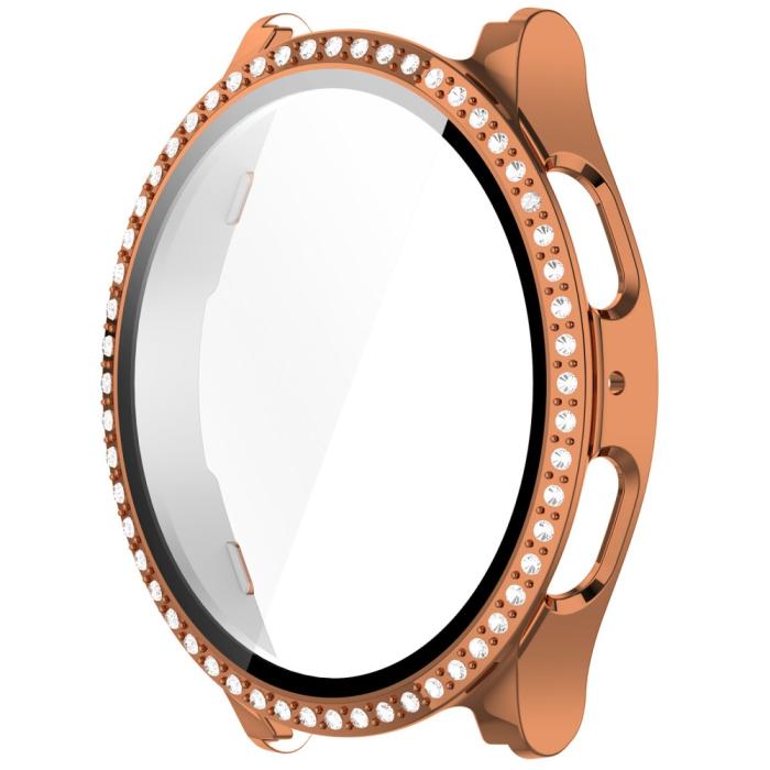 Bild 2, Galaxy Watch 7 40 mm Skal Med Skärmskydd Strass Roséguld
