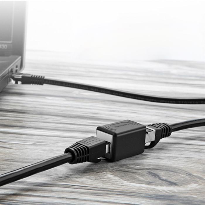 Bild 3, CableCreation Cat6a RJ45 Nätverksadapter 10 Gbit/s Svart
