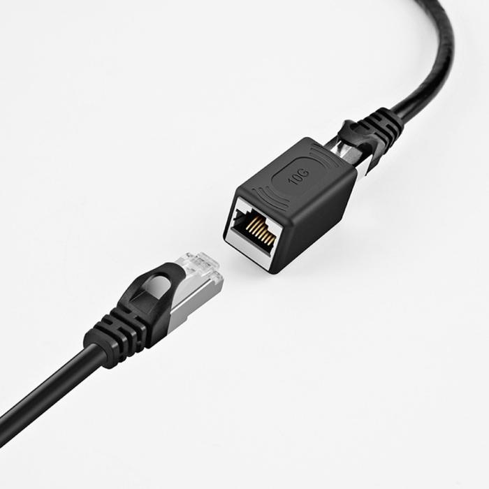 Bild 6, CableCreation Cat6a RJ45 Nätverksadapter 10 Gbit/s Svart
