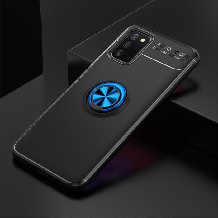Bild 2, Samsung Galaxy A03s Skal Ring Svart/Blå