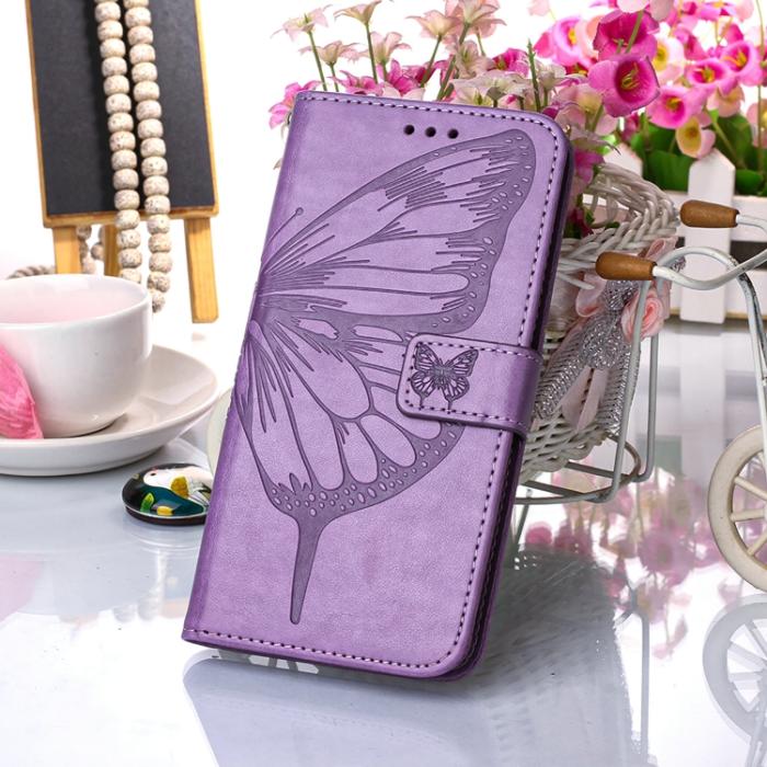 Bild 6, Samsung Galaxy S22 Fodral Butterfly Läder Lila