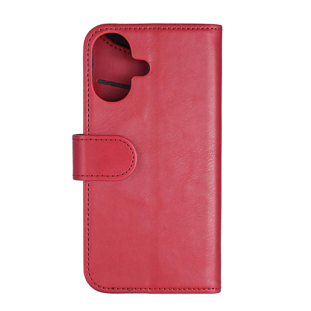 Gear iPhone 16 Fodral MagSeries Läder Deep Red