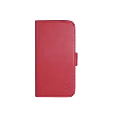 Gear iPhone 16 Fodral MagSeries Läder Deep Red