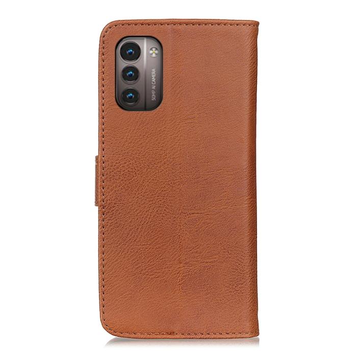 Bild 3, KHAZNEH Nokia G11 / G21 Fodral Läder Brun