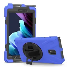 Samsung Galaxy Tab Active 3 Skal Hybrid Kickstand Rem Bl&aring;